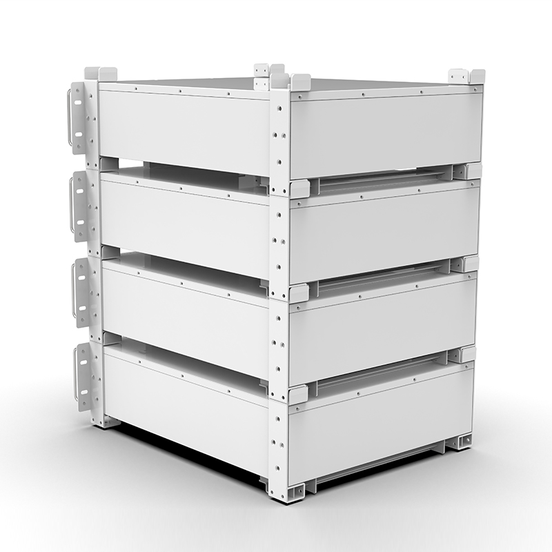 WERAN WRL-48100RW 51,2 V 100 Ah LiFePO4-Rack-Batterie (5,12 kWh) – 8000 Zyklen, CAN/RS485, stapelbares Home-ESS