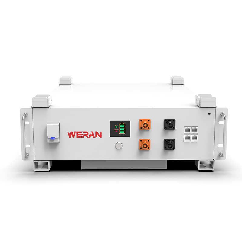 WERAN WRL-48100RW 51,2 V 100 Ah LiFePO4-Rack-Batterie (5,12 kWh) – 8000 Zyklen, CAN/RS485, stapelbares Home-ESS
