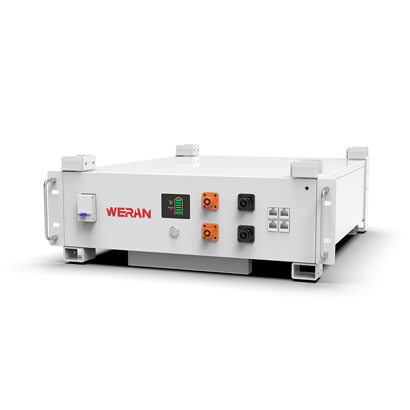 WERAN WRL-48100RW 51,2 V 100 Ah LiFePO4-Rack-Batterie (5,12 kWh) – 8000 Zyklen, CAN/RS485, stapelbares Home-ESS