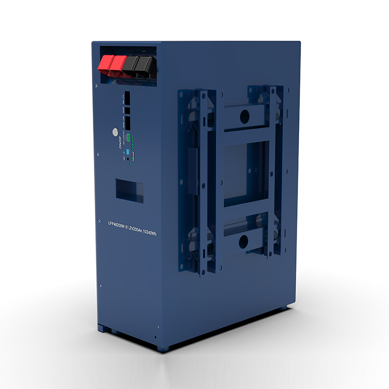 WERAN WRL-48100WB 51,2 V 100 Ah wandmontierter LiFePO4-Akku (5,12 kWh) – IP65, 6000 Zyklen, Solarspeicher für Zuhause im Freien