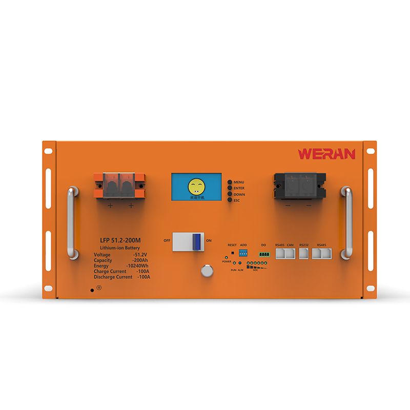 WERAN WRL-48200RO 51,2 V 200 Ah LiFePO4-Rack-Batterie (10,24 kWh) – 8000 Zyklen, hoher Strom, modularer Solarspeicher