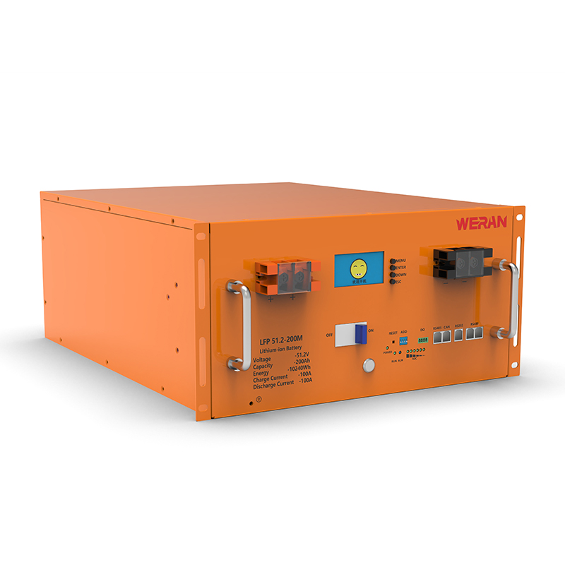 WERAN WRL-48200RO 51,2 V 200 Ah LiFePO4-Rack-Batterie (10,24 kWh) – 8000 Zyklen, hoher Strom, modularer Solarspeicher