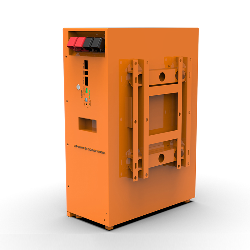 WERAN WRL-48200WO 51,2 V 200 Ah wandmontierter LiFePO4-Akku (10,24 kWh) – IP65, ESS mit hoher Kapazität für Privathaushalte