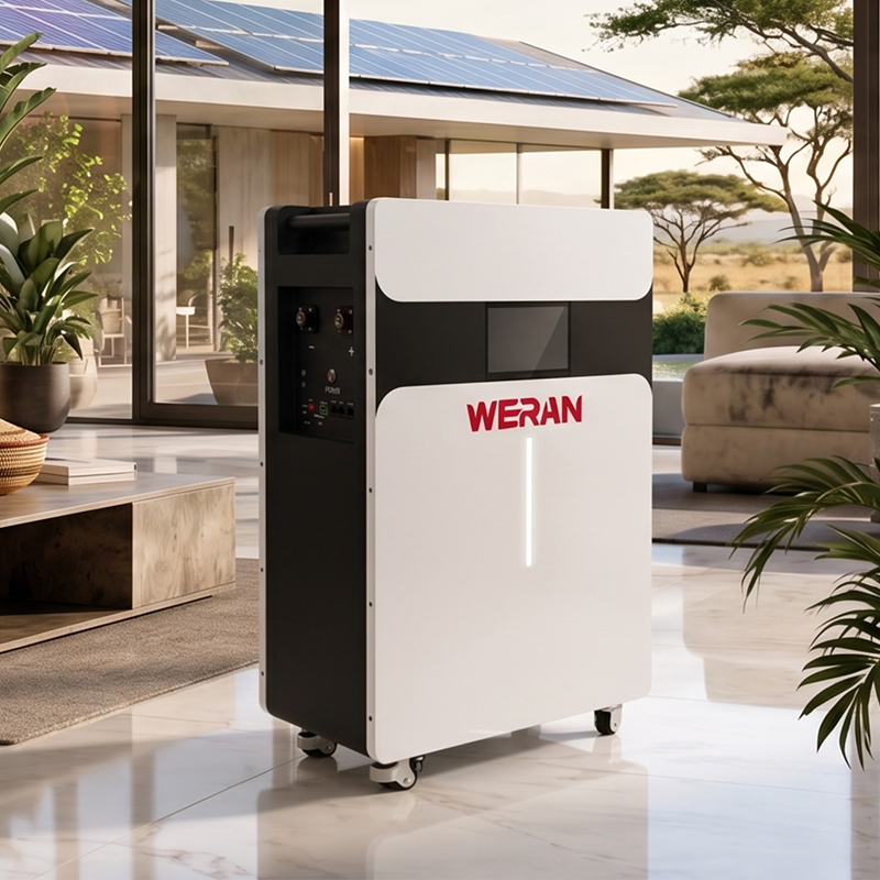 WERAN 51,2 V 314 Ah 16 kWh Roller-Typ-LiFePO4-Akku für die Energiespeicherung zu Hause